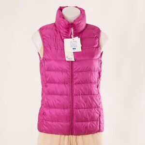 Uniqlo Pink Ultra Light Down Vest Size US XS